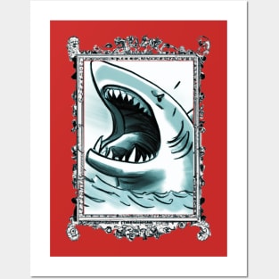 Portrait of a Shark Posters and Art